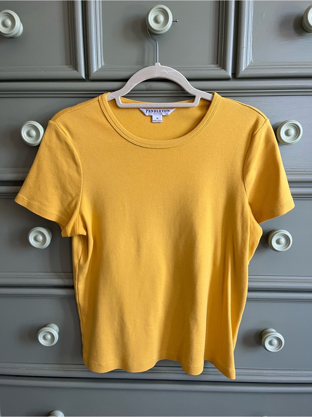 Pendleton Women's Mustard Short-Sleeve Crewneck Tee